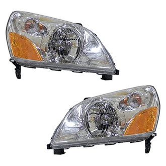 Replace® - Driver and Passenger Side Replacement Headlight Set Lens and Housing (CAPA Certified)