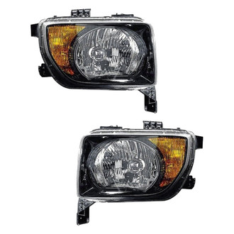 Replace® - Driver and Passenger Side Replacement Headlight Set Lens and Housing (Value Line)