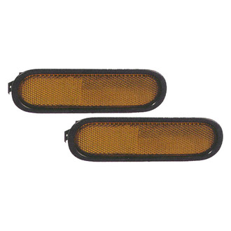 Replace® - Front Driver and Passenger Side Bumper Reflector Set (Standard Line)