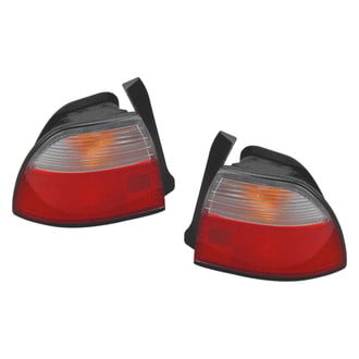 Replace® - Driver and Passenger Side Outer Replacement Tail Light Lens and Housings (Value Line)
