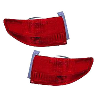 Replace® - Driver and Passenger Side Outer Replacement Tail Light Lens and Housings (Value Line)