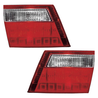 Replace® - Driver and Passenger Side Inner Replacement Tail Light Lens and Housings (CAPA Certified)
