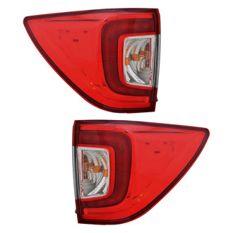 Replace® - Driver and Passenger Side Replacement Tail Lights (CAPA Certified)