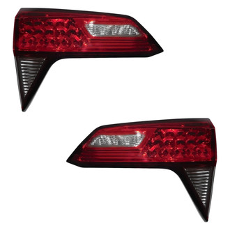 Replace® - Driver and Passenger Side Inner Replacement Tail Lights (CAPA Certified)
