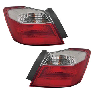 Replace® - Driver and Passenger Side Outer Replacement Tail Lights (Standard Line)
