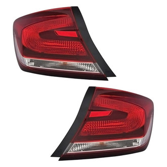 Replace® - Driver and Passenger Side Outer Replacement Tail Lights (Standard Line)