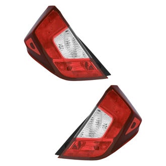 Replace® - Black LED Tail Lights