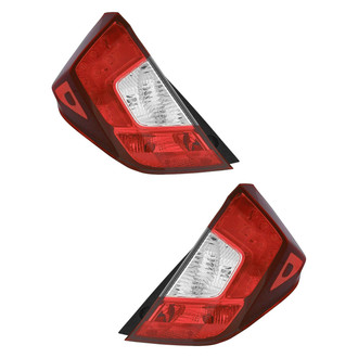 Replace® - Driver and Passenger Side Outer Replacement Tail Lights (CAPA Certified)