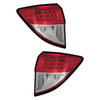 Replace® - Driver and Passenger Side Outer Replacement Tail Lights (CAPA Certified)