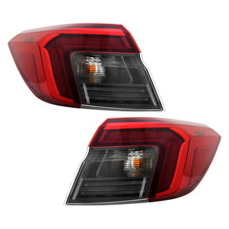 Replace® - Black LED Tail Lights