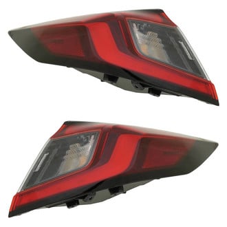 Replace® - Driver and Passenger Side Outer Replacement Tail Lights (CAPA Certified)