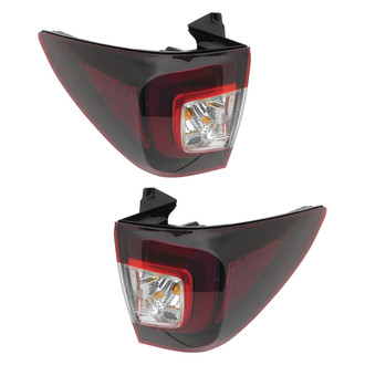 Replace® - Driver and Passenger Side Outer Replacement Tail Lights (Standard Line)