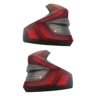 Replace® - Black Factory Tail Lights