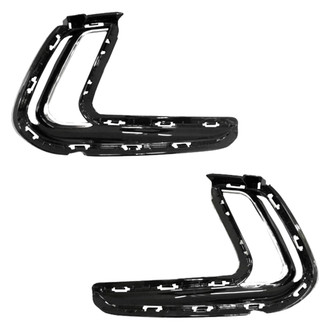 Replace® - Front Driver and Passenger Side Fog Light Cover Set (Standard Line)
