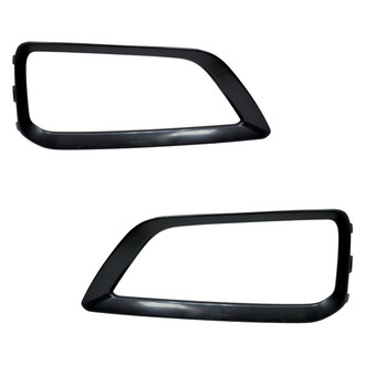 Replace® - Front Driver and Passenger Side Headlight Bezel Set (Standard Line)