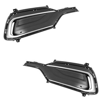 Replace® - Front Driver and Passenger Side Fog Light Cover Set (CAPA Certified)