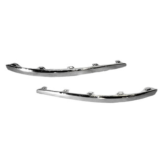 Replace® - Front Driver and Passenger Side Bumper Cover Molding Set (Standard Line)