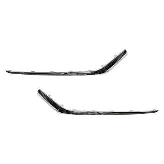 Replace® - Front Lower Outer Driver and Passenger Side Bumper Cover Molding Set (Standard Line)
