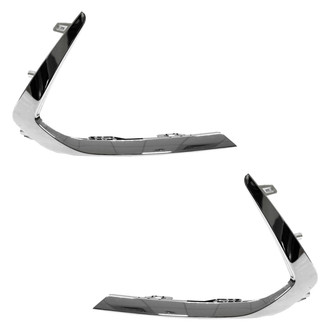 Replace® - Front Outer Driver and Passenger Side Bumper Cover Molding Set (Standard Line)