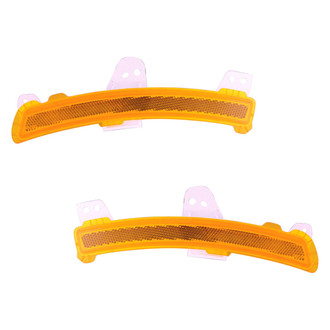 Replace® - Front Driver and Passenger Side Bumper Reflector Set (Standard Line)