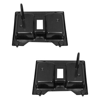 Replace® - Rear Driver and Passenger Side Bumper Stay Set (Standard Line)