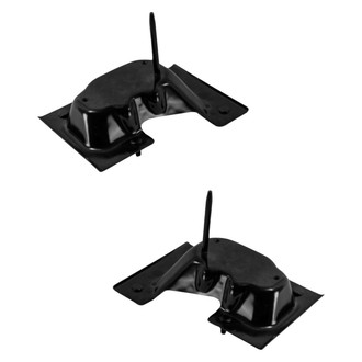 Replace® - Rear Driver and Passenger Side Bumper Bracket Set (Brand New OE)