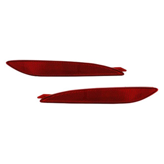 Replace® - Rear Driver and Passenger Side Bumper Reflector Set (CAPA Certified)