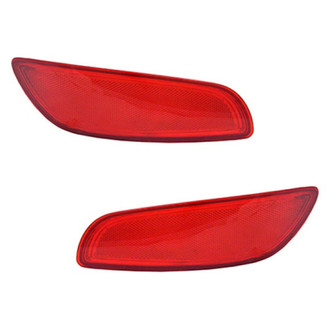 Replace® - Rear Driver and Passenger Side Bumper Reflector Set (CAPA Certified)