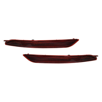Replace® - Rear Driver and Passenger Side Bumper Reflector Set (Standard Line)