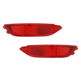 Replace® - Rear Driver and Passenger Side Bumper Reflector Set (CAPA Certified)