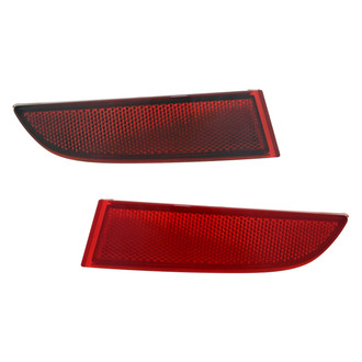 Replace® - Rear Driver and Passenger Side Bumper Reflector Set (CAPA Certified)