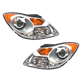 Replace® - Brand New OE Driver and Passenger Side Replacement Headlight Set