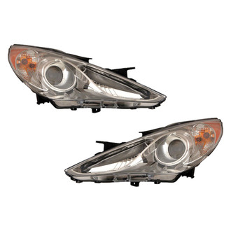 Replace® - Brand New OE Driver and Passenger Side Replacement Headlight Set