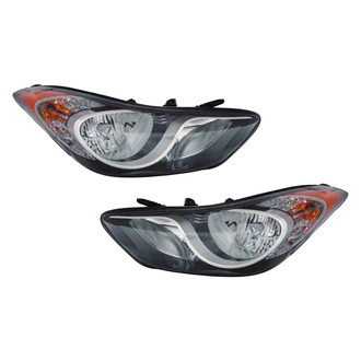 Replace® - Driver and Passenger Side Replacement Headlight Set (Standard Line)