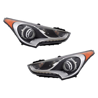 Replace® - Driver and Passenger Side Replacement Headlight Set (Standard Line)
