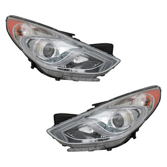 Replace® - Driver and Passenger Side Replacement Headlight Set (CAPA Certified)