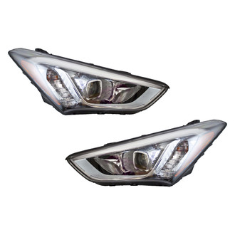 Replace® - Driver and Passenger Side Replacement Headlight Set (Standard Line)