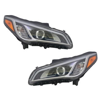Replace® - Driver and Passenger Side Replacement Headlight Set (CAPA Certified)