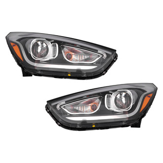 Replace® - Driver and Passenger Side Replacement Headlight Set (CAPA Certified)