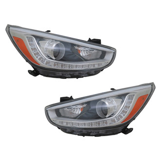 Replace® - Remanufactured OE Driver and Passenger Side Replacement Headlight Set