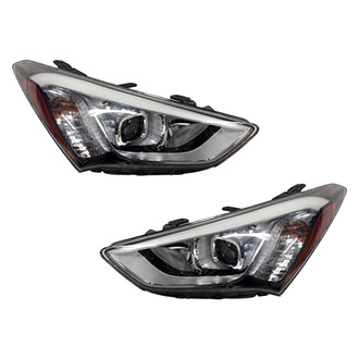 Replace® - Brand New OE Driver and Passenger Side Replacement Headlight Set