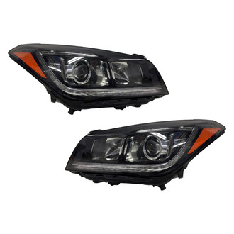 Replace® - Brand New OE Driver and Passenger Side Replacement Headlight Set