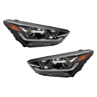 Replace® - Driver and Passenger Side Replacement Headlight Set (CAPA Certified)