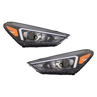 Replace® - Driver and Passenger Side Replacement Headlight Set (Standard Line)