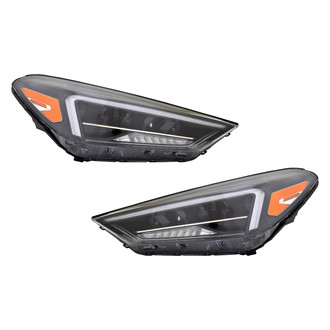 Replace® - Driver and Passenger Side Replacement Headlight Set (CAPA Certified)