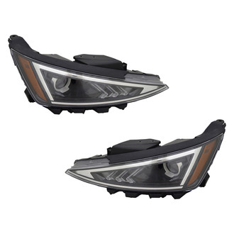 Replace® - Driver and Passenger Side Replacement Headlight Set (Standard Line)