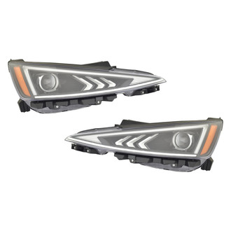 Replace® - Driver and Passenger Side Replacement Headlight Set (CAPA Certified)