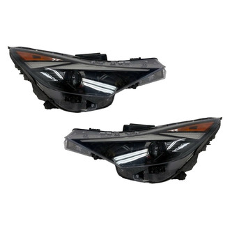 Replace® - Driver and Passenger Side Replacement Headlight Set (Standard Line)