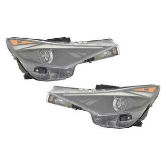 Replace® - Driver and Passenger Side Replacement Headlight Set (Standard Line)