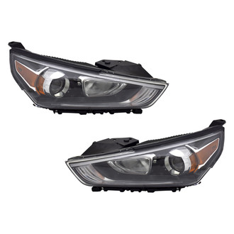 Replace® - Driver and Passenger Side Replacement Headlight Set (Standard Line)